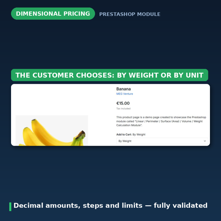 PrestaShop module: prijs per m², volume, lengte & gewicht