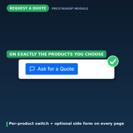 Module PrestaShop Demande de Devis - Offres de Prix B2B