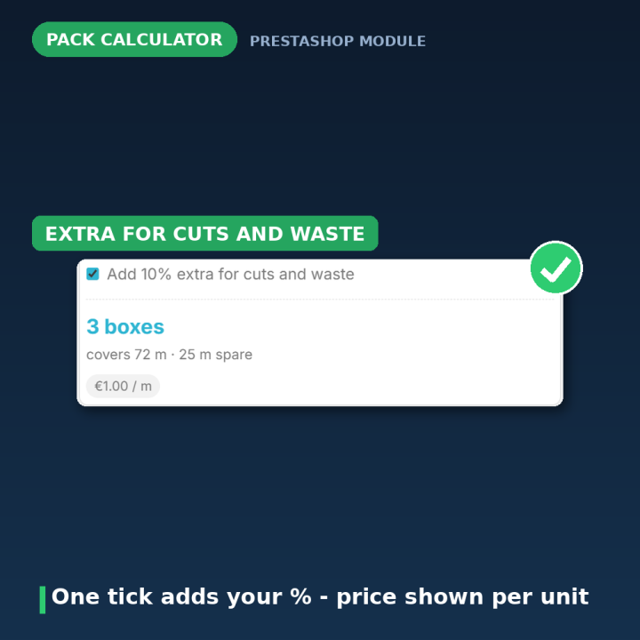 Calculateur de colisage PrestaShop - Boîtes, cartons, palettes