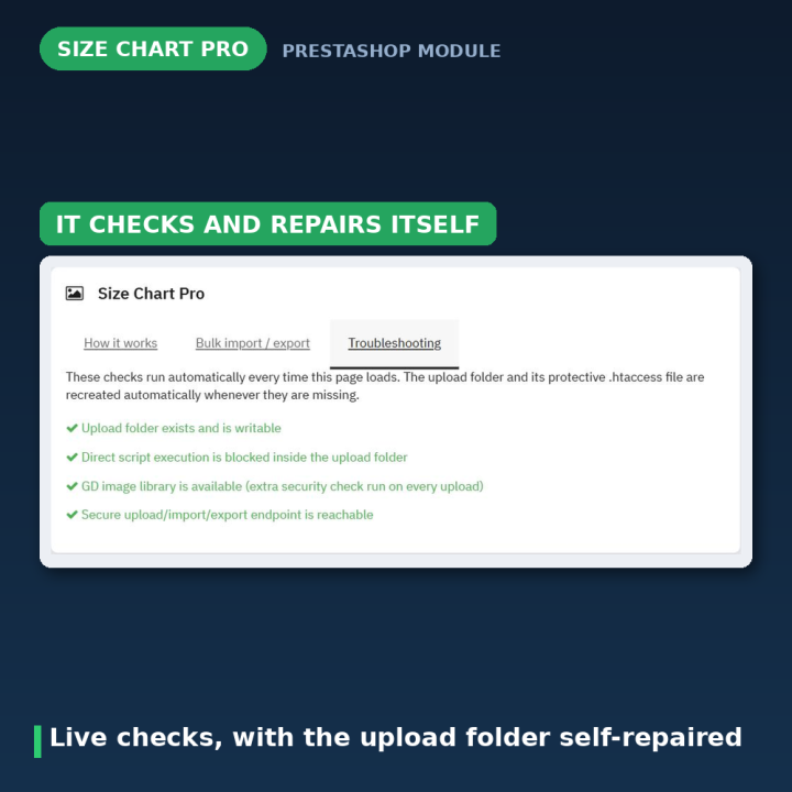 PrestaShop Beden Tablosu Modülü - Popup Beden Rehberi
