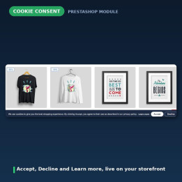 Prestashop EU Cookie Law Notification Box - MEG Venture