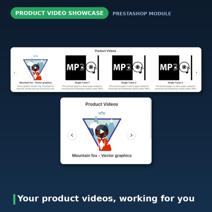 PrestaShop Product Video Slider - YouTube, Vimeo, Lightbox