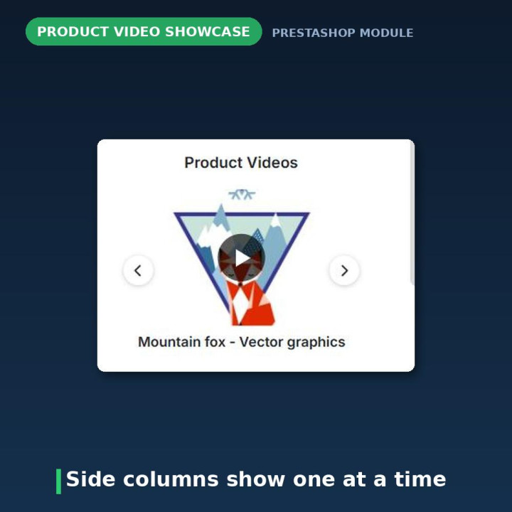 PrestaShop Product Video Slider - YouTube, Vimeo, Lightbox