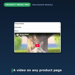 Media Prodotto PrestaShop - Video, Mappe, Audio sui Prodotti