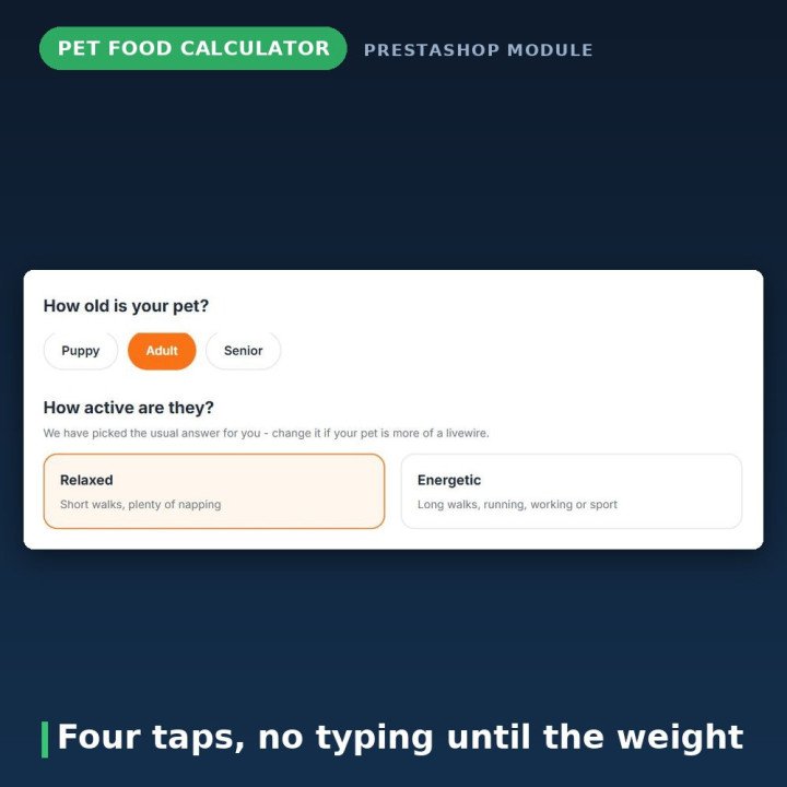 Calculateur de ration BARF et cru pour PrestaShop