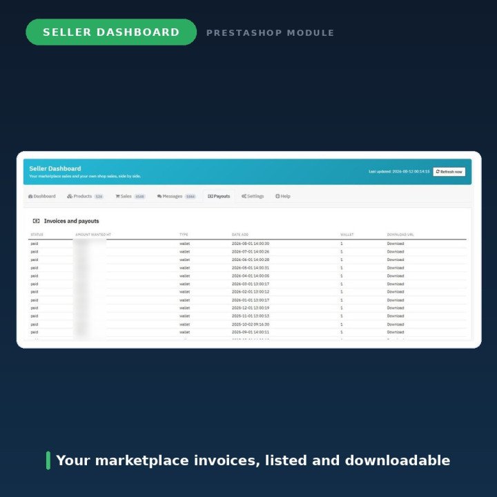 PrestaShop Addons Satici Paneli - Ucretsiz Modul