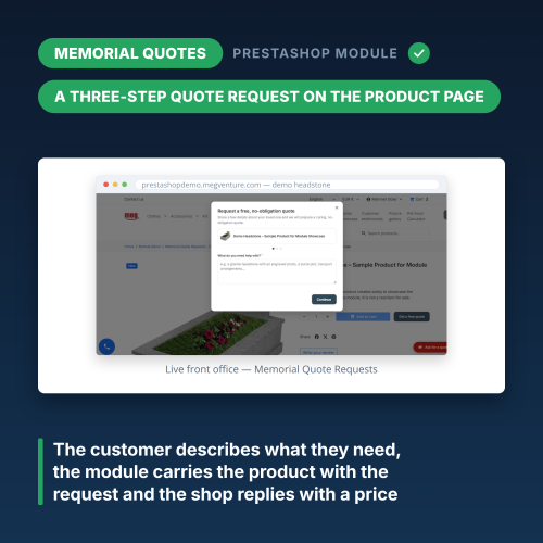 PrestaShop Cenaze ve Mezar Tasi Teklif Talepleri