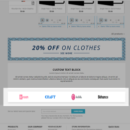 Prestashop Existing Customers / References / Suppliers / Brands / Manufacturers Responsive Slider Module