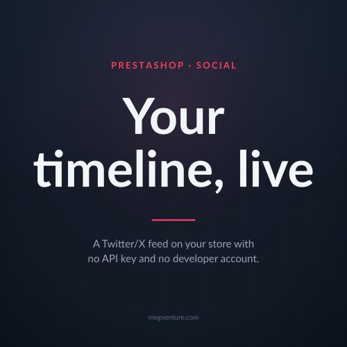 PrestaShop Twitter ve X Akış Widget'ı - API Anahtarı Yok
