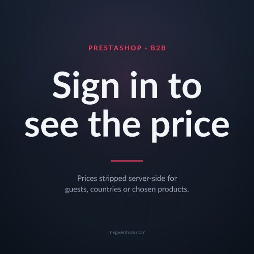 Nascondi Prezzi PrestaShop - Accedi per Vedere il Prezzo B2B