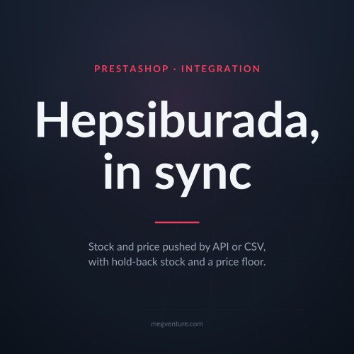 Modulo Hepsiburada PrestaShop - Sincronizza giacenze e prezzi