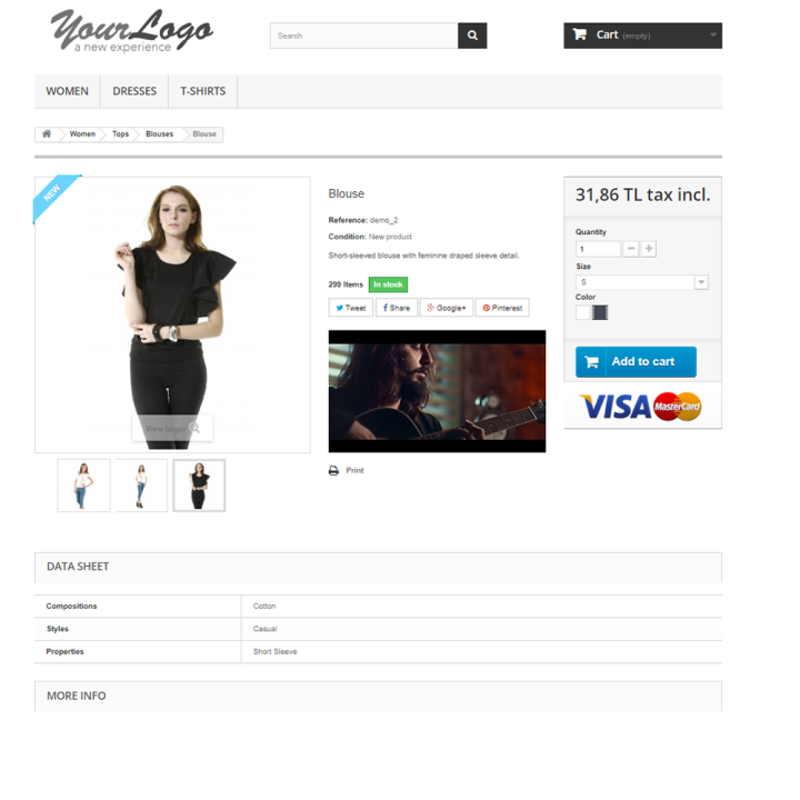 Prestashop Product Media and Audio Module - MEG Venture