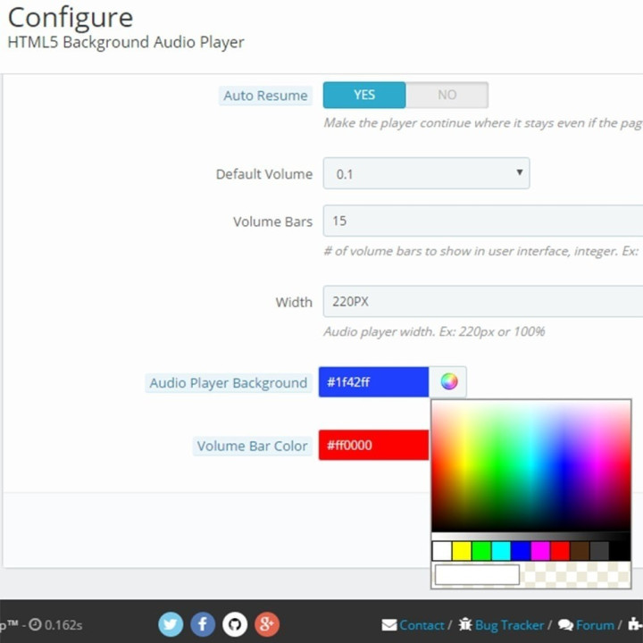 Audio Player for Prestashop