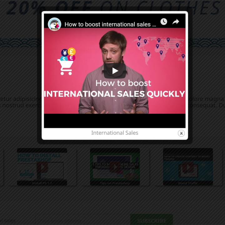 YouTube Video Slider en Galerij voor Producten