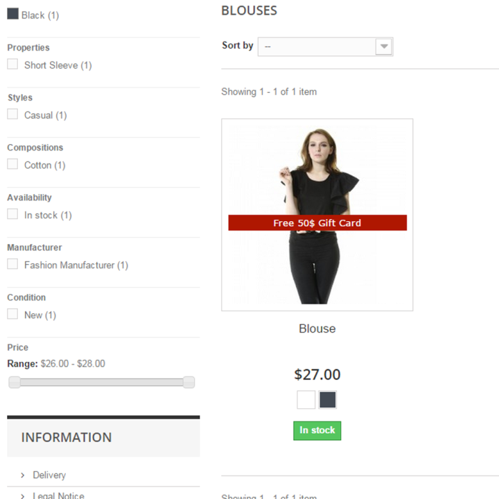 Gift Card Coupon  Banner Showcase for Products