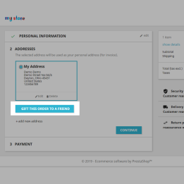 Digital Gift Sender - Send Virtual Products to a Friend | Prestashop