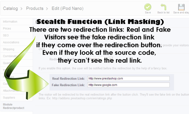 Prestashop Product Redirection Module - by MEG Venture