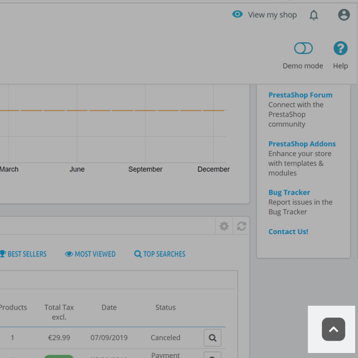 Back to Top Module for Prestashop