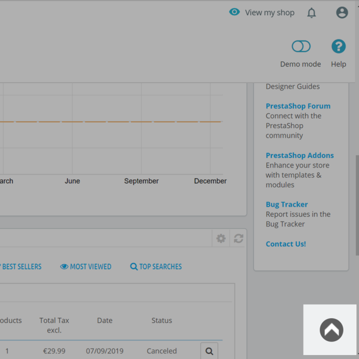 Back to Top Module for Prestashop