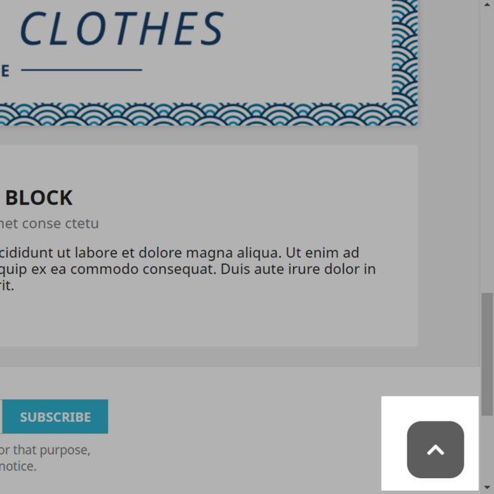 Back to Top Module for Prestashop