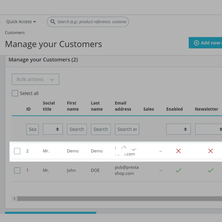 Customer Account Activation and Registration Authorization for Prestashop