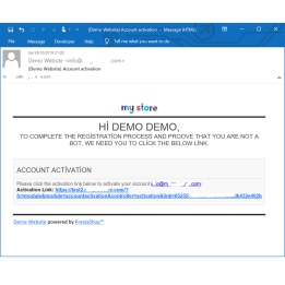 Customer Account Activation and Registration Authorization for Prestashop