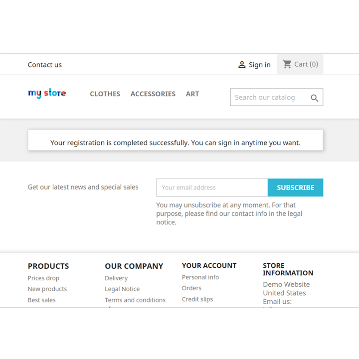 Customer Account Activation and Registration Authorization for Prestashop