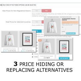 Custom Price Text Hide Price Module of Prestashop - MEG Venture