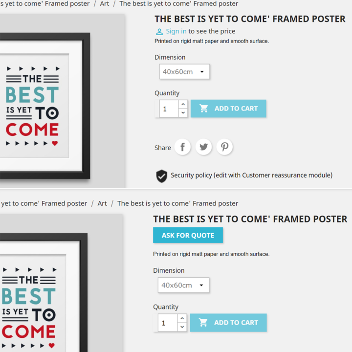 Custom Price Text Hide Price Module of Prestashop - MEG Venture