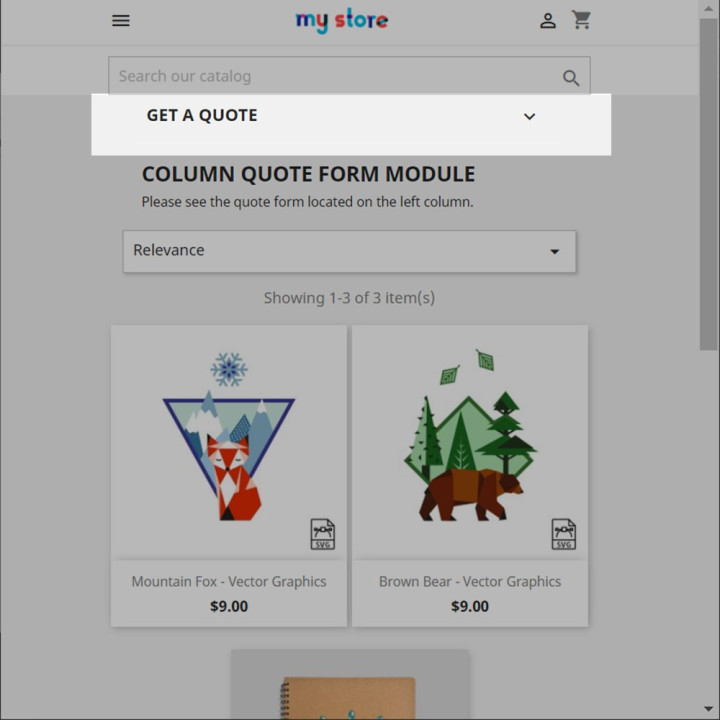 Prestashop Price and Order - Column Quote Form Module - Developed by MEG Venture