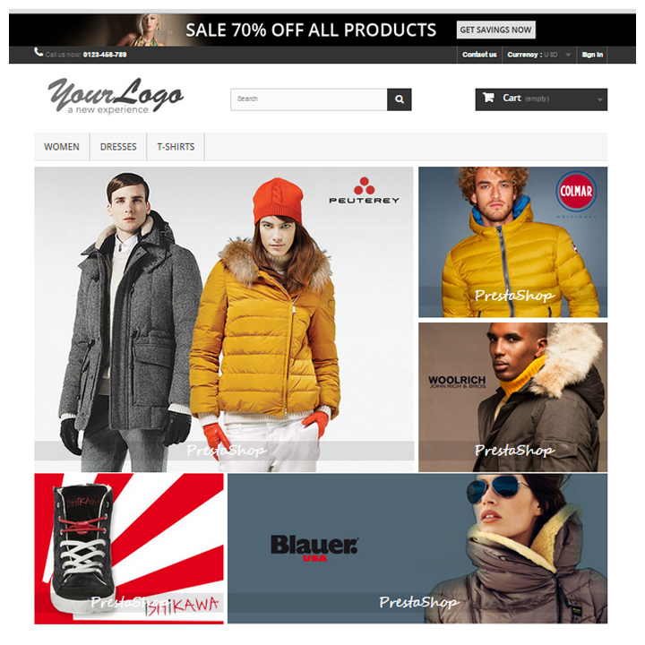 Stylish Homepage Layouts for Prestashop - by MEG Venture