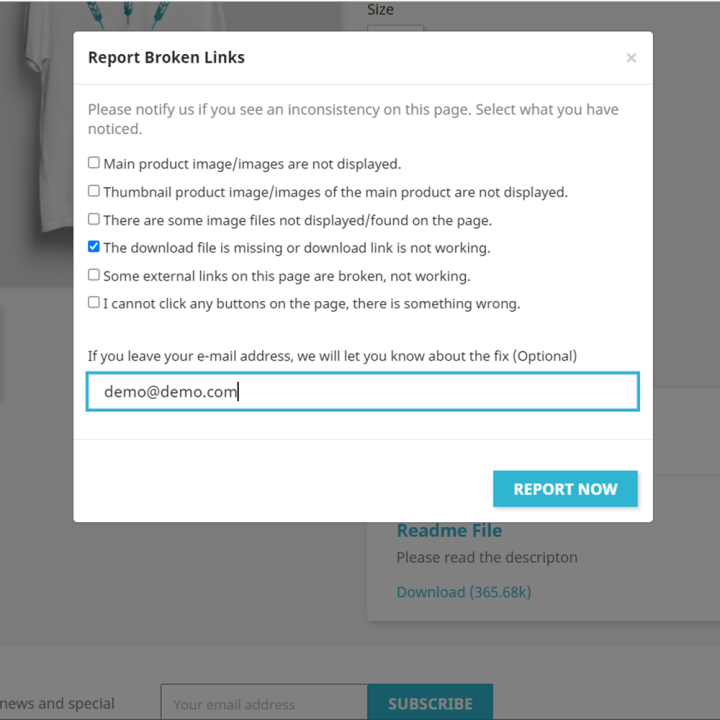 Prestashop Report Broken Links Module - MEG Venture