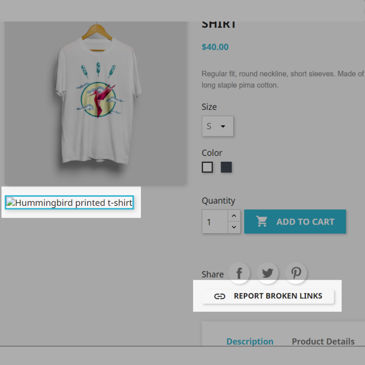 Prestashop Report Broken Links Module - MEG Venture
