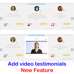 Customer Testimonials with Anonymous Profiles Module for Prestashop