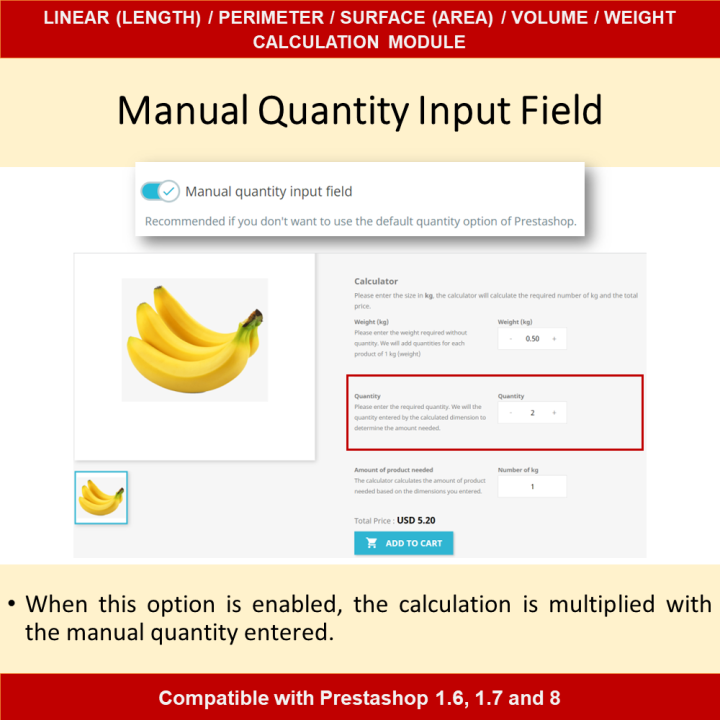 Dimensional Pricing Module for Length, Area, Volume, Perimeter, Weight
