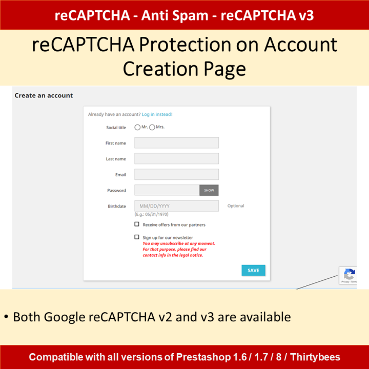 Gelişmiş Google reCAPTCHA - Spam ve Botlara Karşı Korumalı