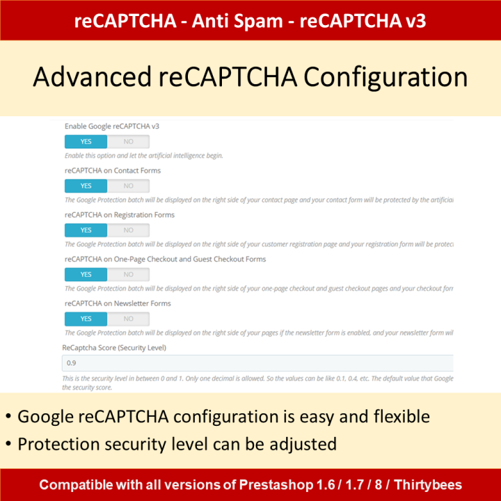 Gelişmiş Google reCAPTCHA - Spam ve Botlara Karşı Korumalı