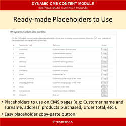 PrestaShop İçin Mesafeli Satış Sözleşmesi Modülü (Dinamik CMS İçeriği)