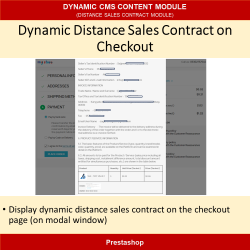 PrestaShop İçin Mesafeli Satış Sözleşmesi Modülü (Dinamik CMS İçeriği)
