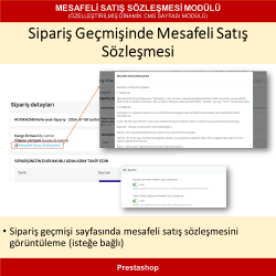 PrestaShop İçin Mesafeli Satış Sözleşmesi Modülü (Dinamik CMS İçeriği)