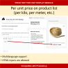 Testo Prezzo per Unità - Modulo PrestaShop