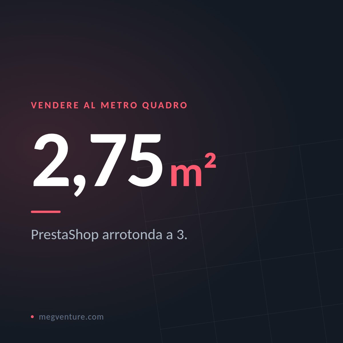 Come vendere al metro quadro in PrestaShop